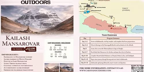 Kailasha Manasarover with Caravan Outdoors